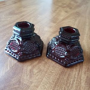 Avon Cape Cod Candle Stick Holders set